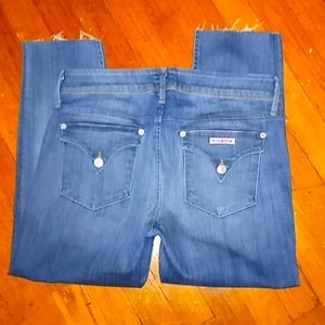 Hudson Crop Skinny Jeans.